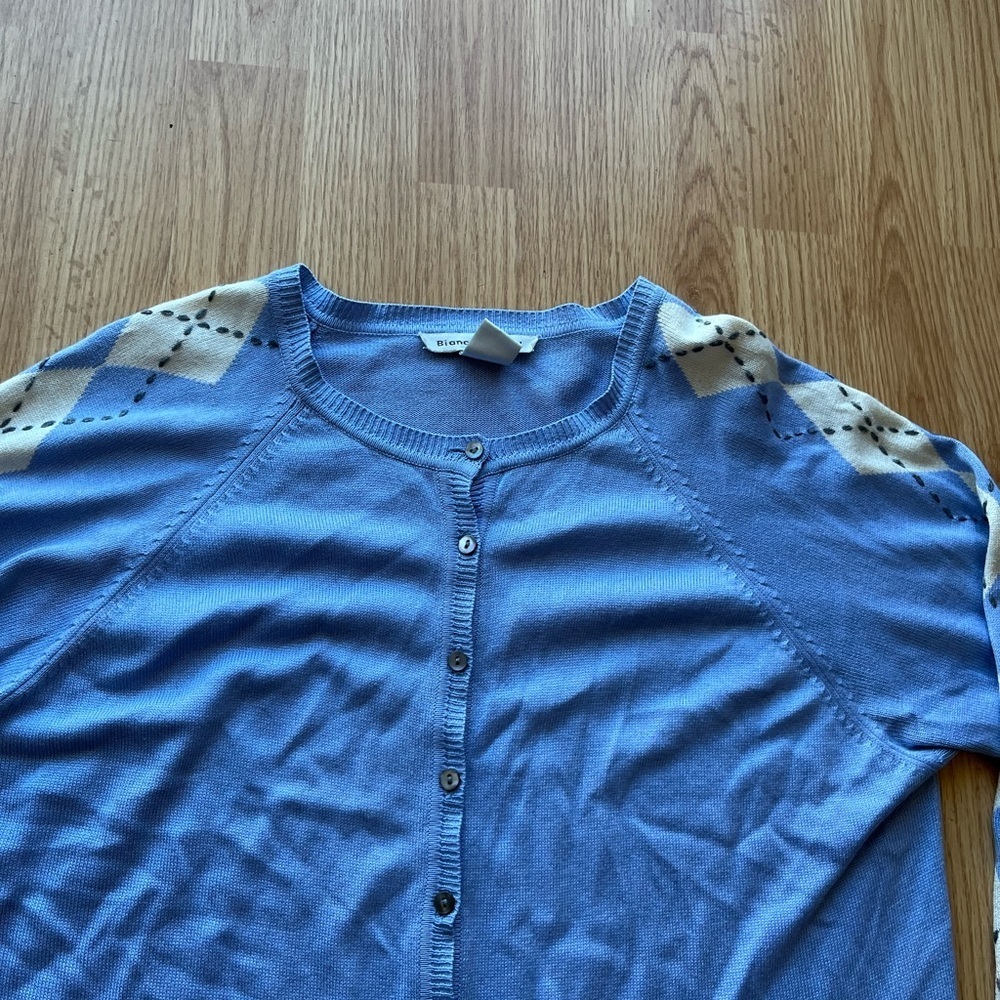 Bianca Nygard Periwinkle Long Sleeve Cardigan - Picture 4 of 6